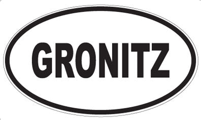 GRONITZ - Oval Magnet