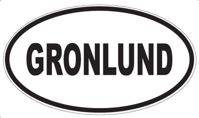 GRONLUND - Oval Magnet