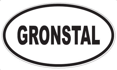 GRONSTAL - Oval Magnet