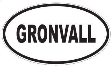 GRONVALL - Oval Magnet