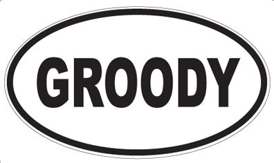 GROODY - Oval Magnet