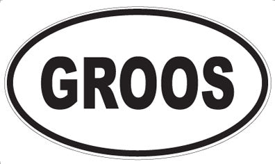 GROOS - Oval Magnet