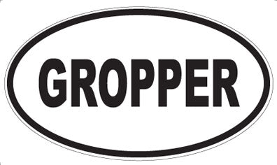 GROPPER - Oval Magnet