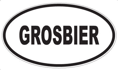 GROSBIER - Oval Magnet