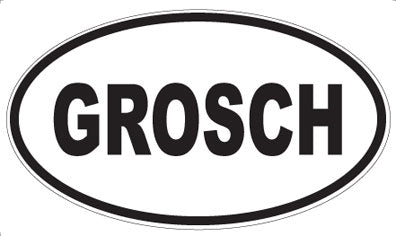 GROSCH - Oval Magnet