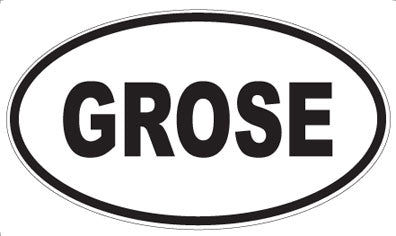 GROSE - Oval Magnet