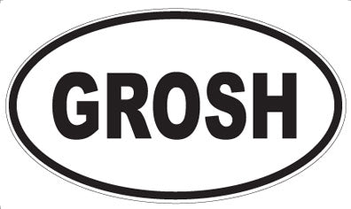 GROSH - Oval Magnet