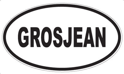 GROSJEAN - Oval Magnet