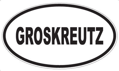GROSKREUTZ - Oval Magnet