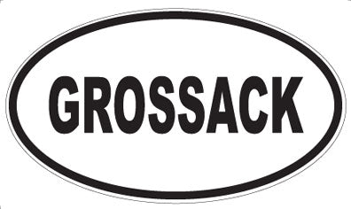 GROSSACK - Oval Magnet