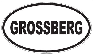 GROSSBERG - Oval Magnet
