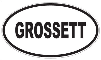 GROSSETT - Oval Magnet
