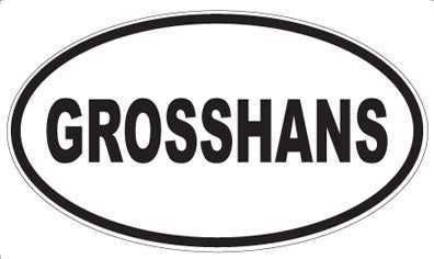 GROSSHANS - Oval Magnet