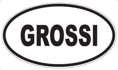 GROSSI - Oval Magnet