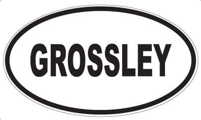GROSSLEY - Oval Magnet