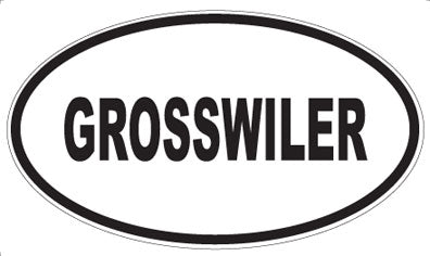 GROSSWILER - Oval Magnet