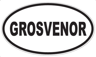 GROSVENOR - Oval Magnet