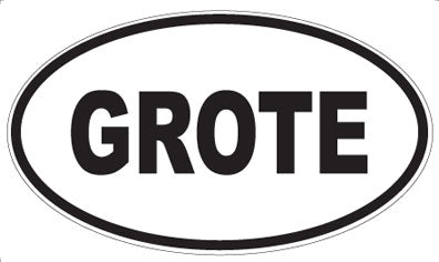 GROTE - Oval Magnet