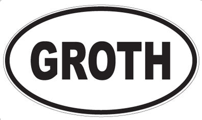 GROTH - Oval Magnet