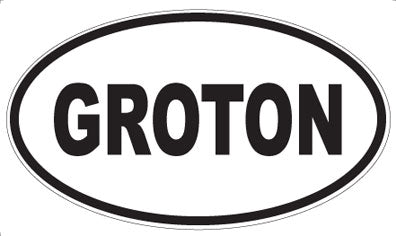 GROTON - Oval Magnet
