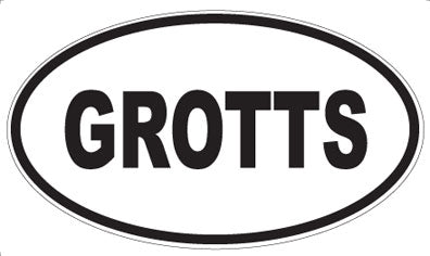 GROTTS - Oval Magnet