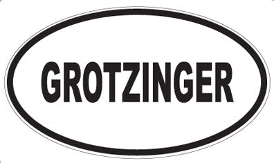 GROTZINGER - Oval Magnet