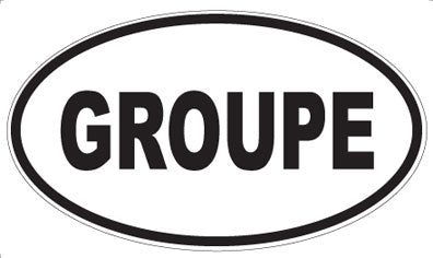 GROUPE - Oval Magnet