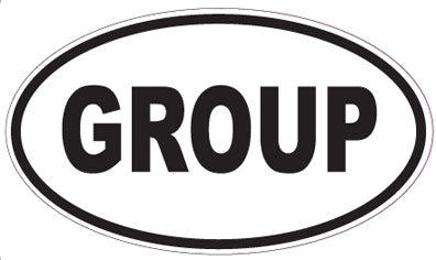 GROUP - Oval Magnet