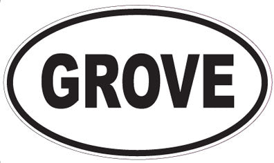 GROVE - Oval Magnet