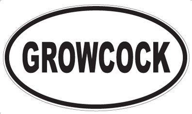 GROWCOCK - Oval Magnet
