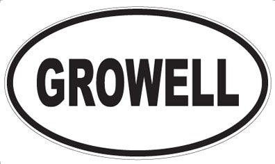 GROWELL - Oval Magnet