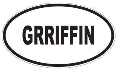 GRRIFFIN - Oval Magnet