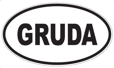 GRUDA - Oval Magnet
