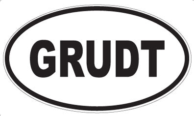 GRUDT - Oval Magnet