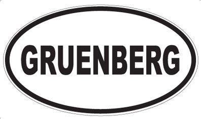 GRUENBERG - Oval Magnet