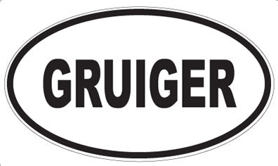 GRUIGER - Oval Magnet