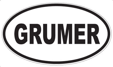 GRUMER - Oval Magnet