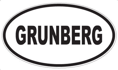 GRUNBERG - Oval Magnet