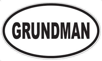 GRUNDMAN - Oval Magnet