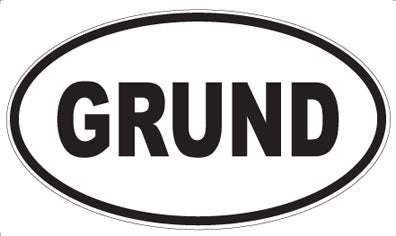 GRUND - Oval Magnet