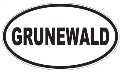 GRUNEWALD - Oval Magnet