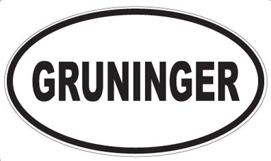 GRUNINGER - Oval Magnet