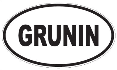 GRUNIN - Oval Magnet