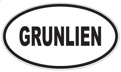GRUNLIEN - Oval Magnet