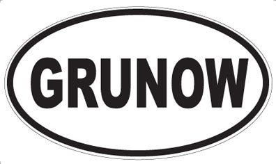 GRUNOW - Oval Magnet
