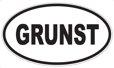 GRUNST - Oval Magnet