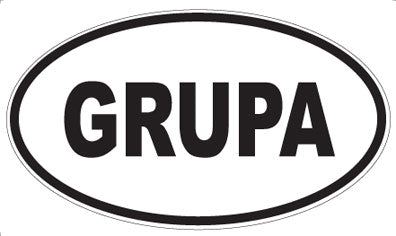 GRUPA - Oval Magnet