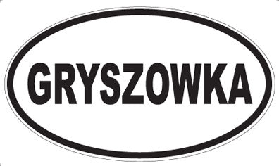 GRYSZOWKA - Oval Magnet
