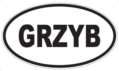 GRZYB - Oval Magnet