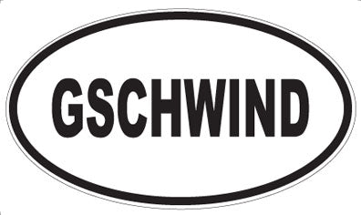 GSCHWIND - Oval Magnet